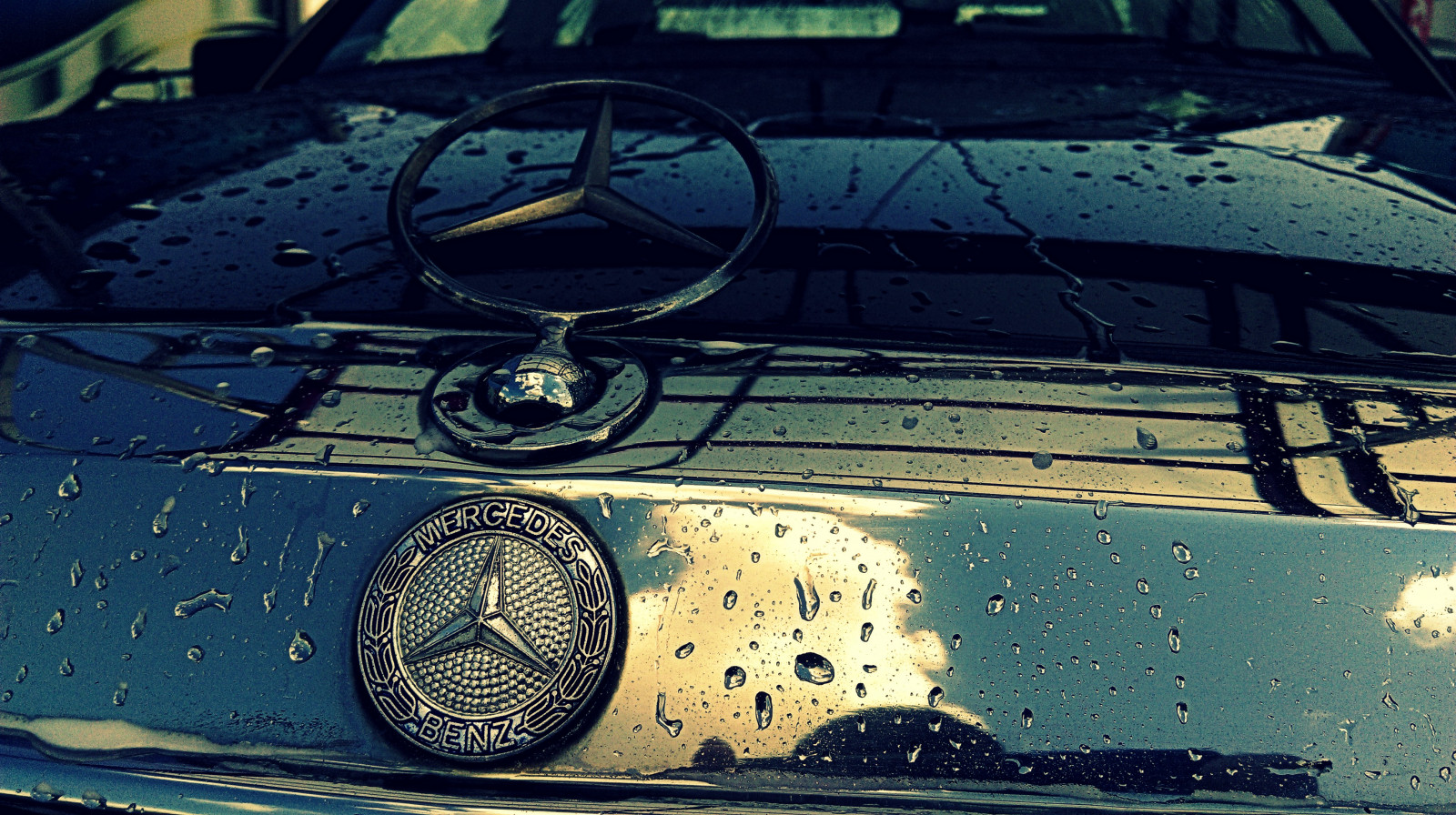 ventana, coche, vehículo, logo, gotas de agua, vaso, Mercedes Benz, rueda, parabrisas, Exterior del automóvil, parachoque, 4224x2368 px