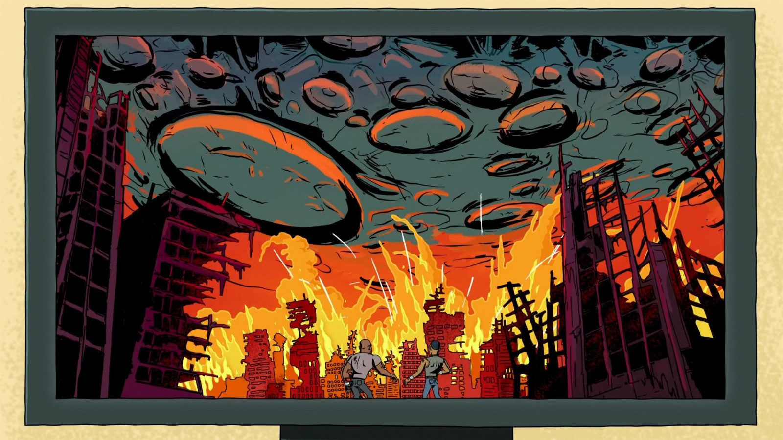 malování, ilustrace, komiks, plakát, televizory, nástěnná malba, UMĚNÍ, design, moderní umění, akrylová barva, zobrazovací jednotka