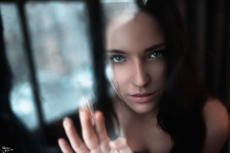 face,women,model,portrait,brunette,blue eyes