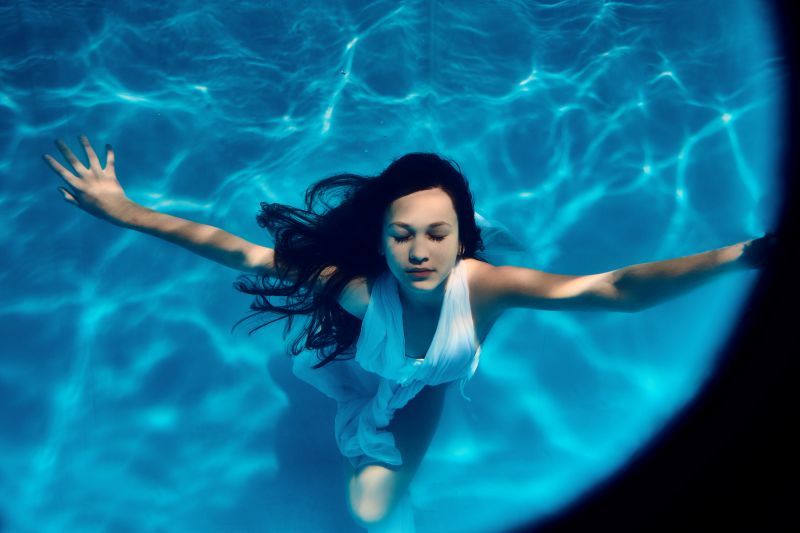 ženy,Pod vodou