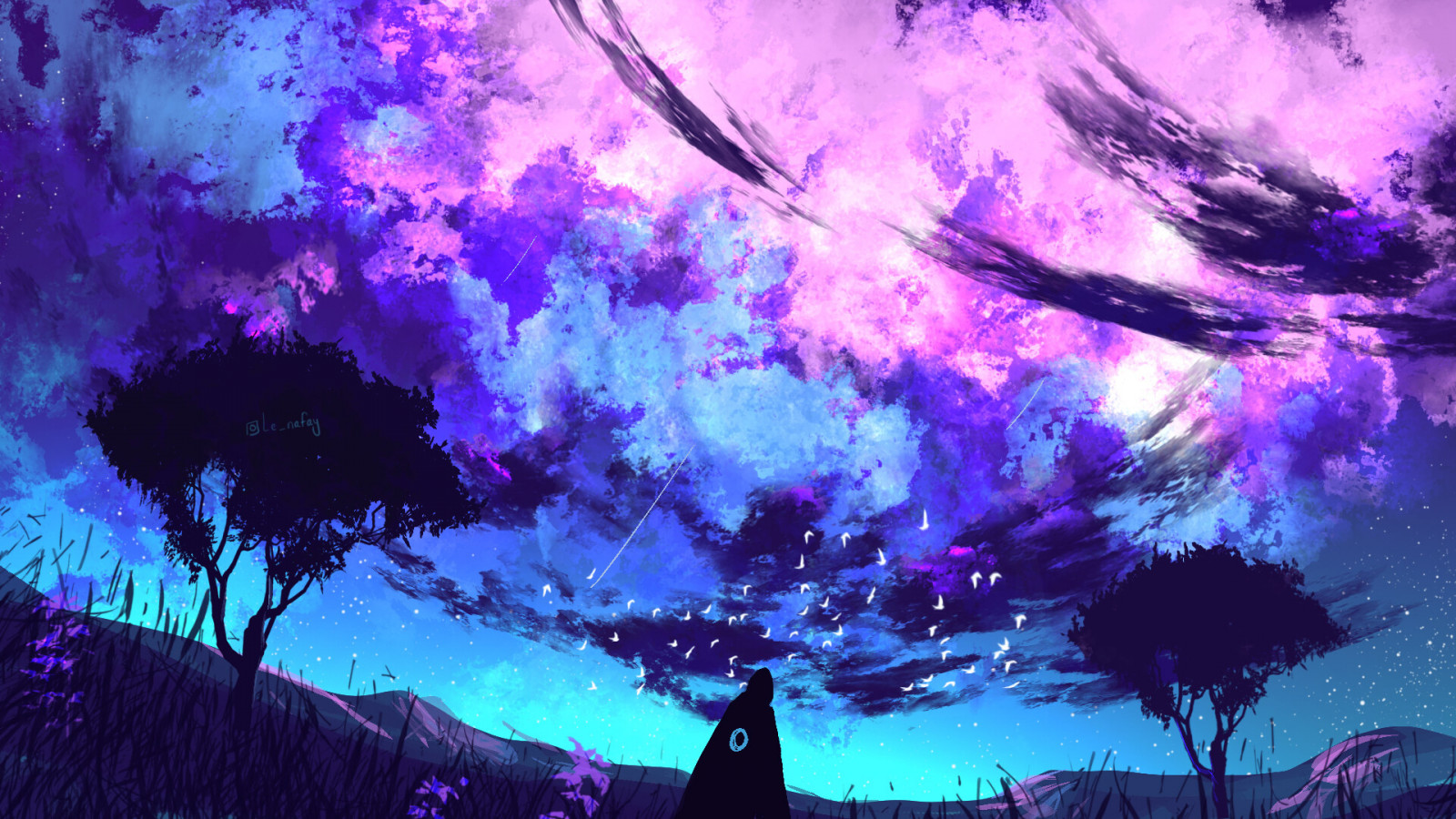 atmosféra, fotografie, rostlina, svět, nebe, nachový, modrý, světlo, blankyt, Příroda, Černá, strom, přírodní prostředí, větev, osvětlení, fialový, růžový, biome, Natural landscape, dřevina, purpurová, Červené, UMĚNÍ, tráva, krajina, petrolejově modrá, prostor, malovat, geologický fenomén, krása, tma, astronomický objekt, událost, půlnoc, malování, zima, ilustrace, noc, grafika, odraz, Skála, večer, zábava, cg artwork, grafický design, visual arts, soumrak, fotografování