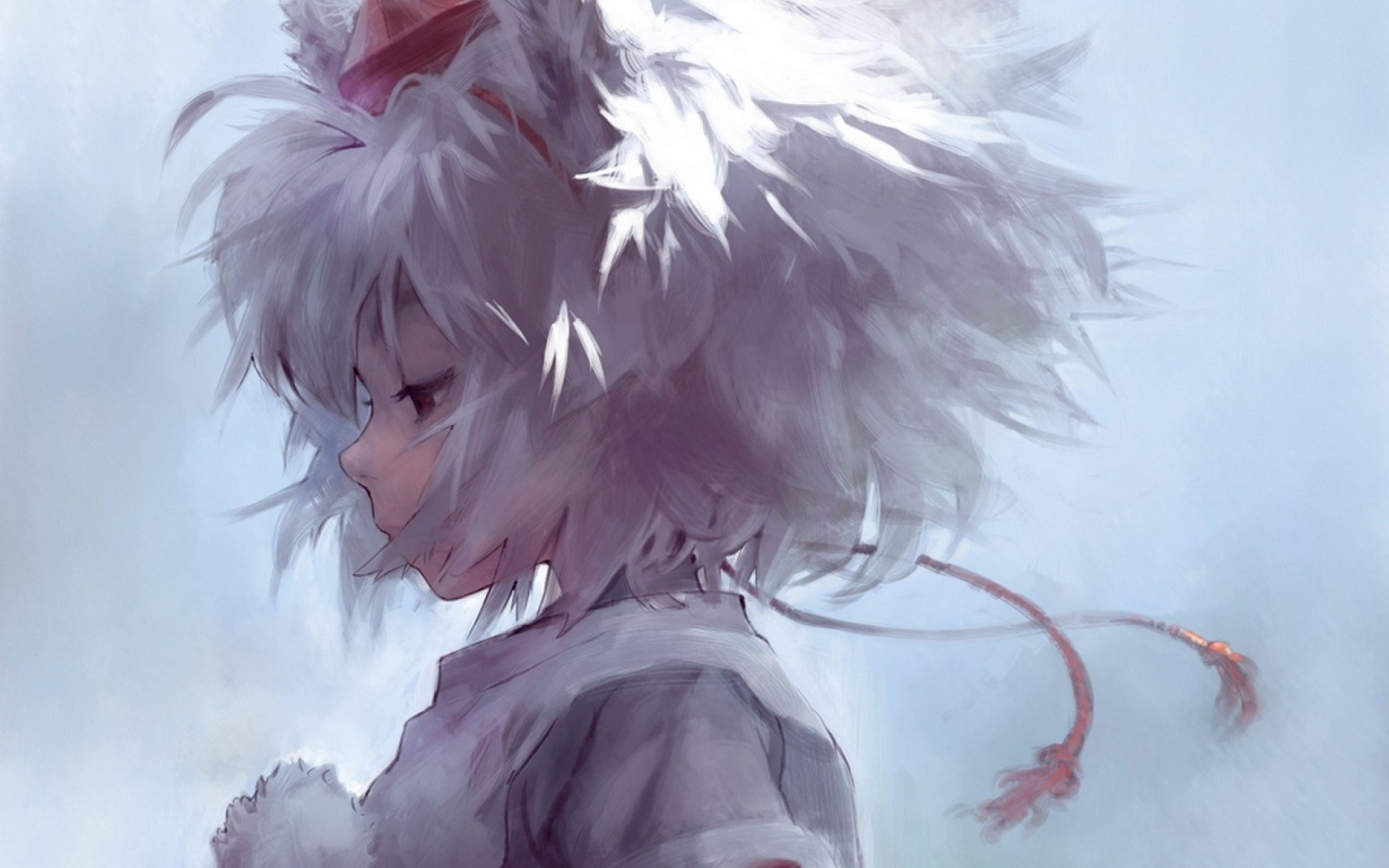 anime, anime dívky, Touhou, růžový, Inubashiri Momiji, Okamimimi, oblečení, kostým, křídlo, skica