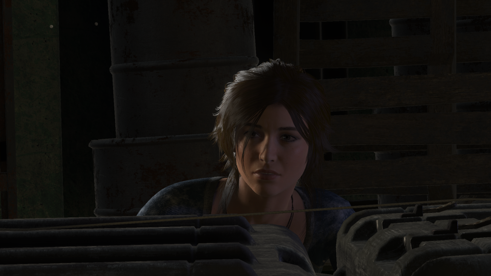 Lara Croft, Tomb Raider, Rise of the Tomb Raider, tma, Snímek obrazovky