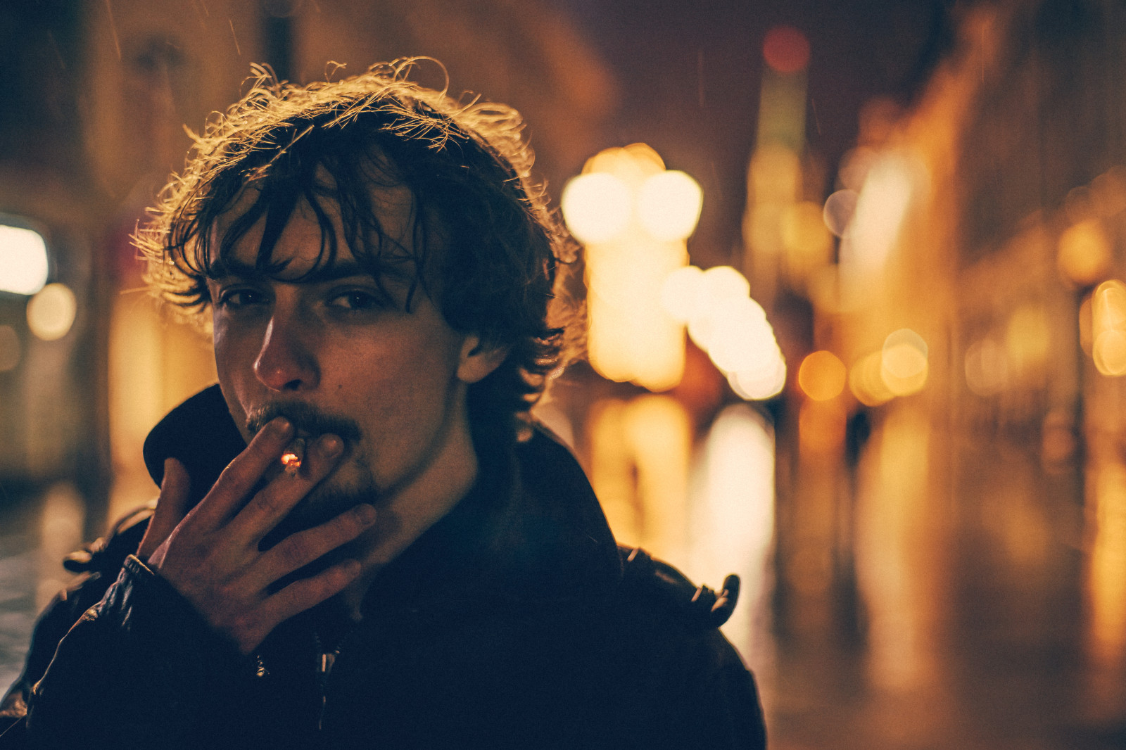 slunečnímu záření, lidé, portrét, město, panoráma města, noc, Moskva, odraz, déšť, kouření, Osoba, světlo, dívka, zábava, člověk, tma, VSCO, počítač tapeta, Planart1450, carlzeissplanart50mmf14