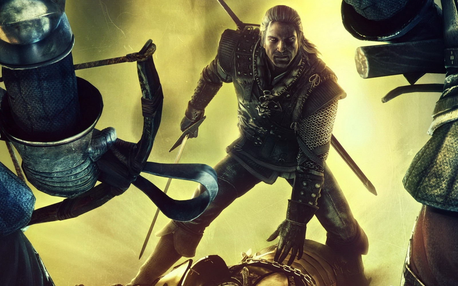 Bue, musikk, musiker, sverd, The Witcher, kriger, se