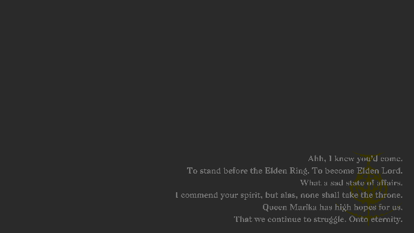 typography,gray background,text,quote,Gideon Ofnir Elden Ring,simple background