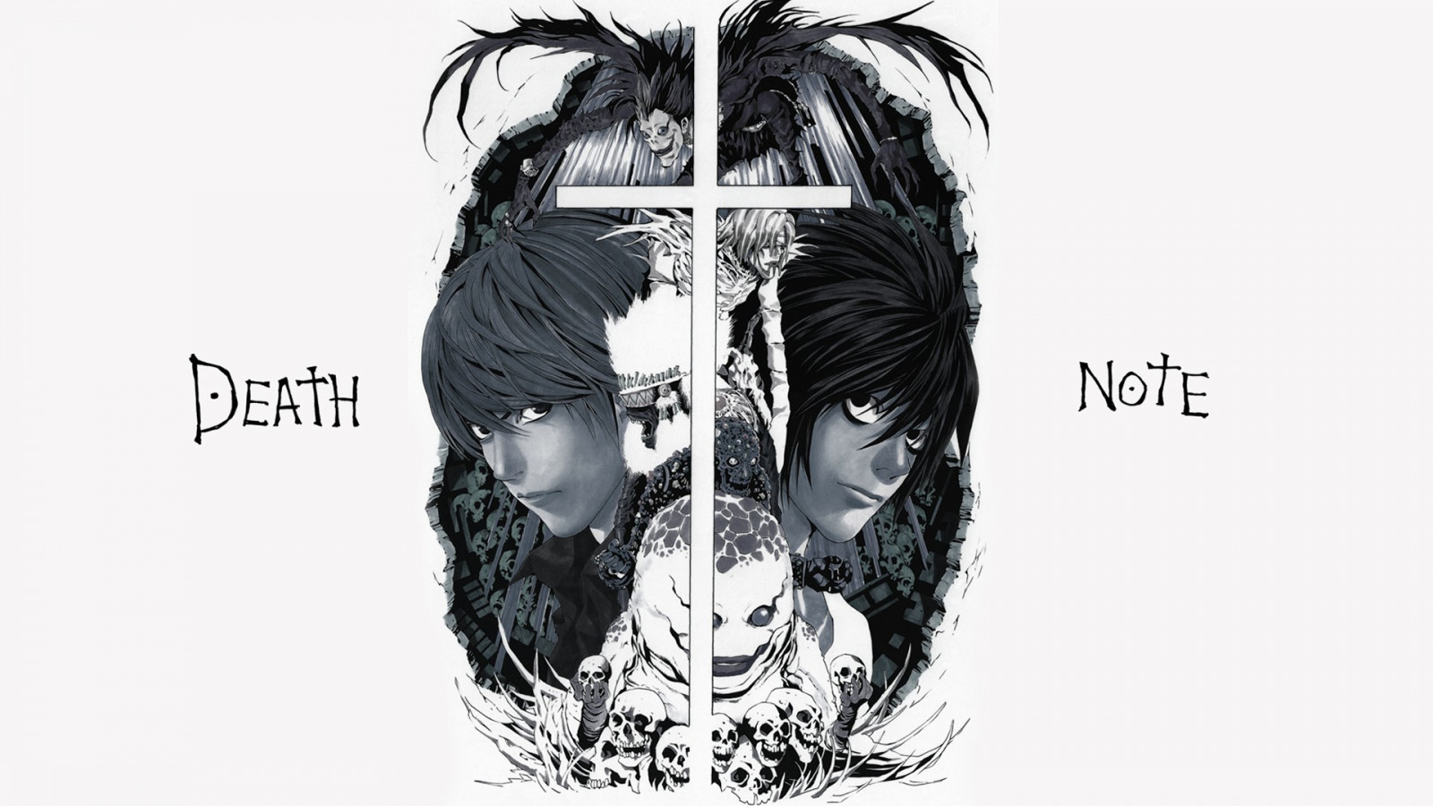 1920x1080 px, Death Note, Lawliet L, Yagami Light