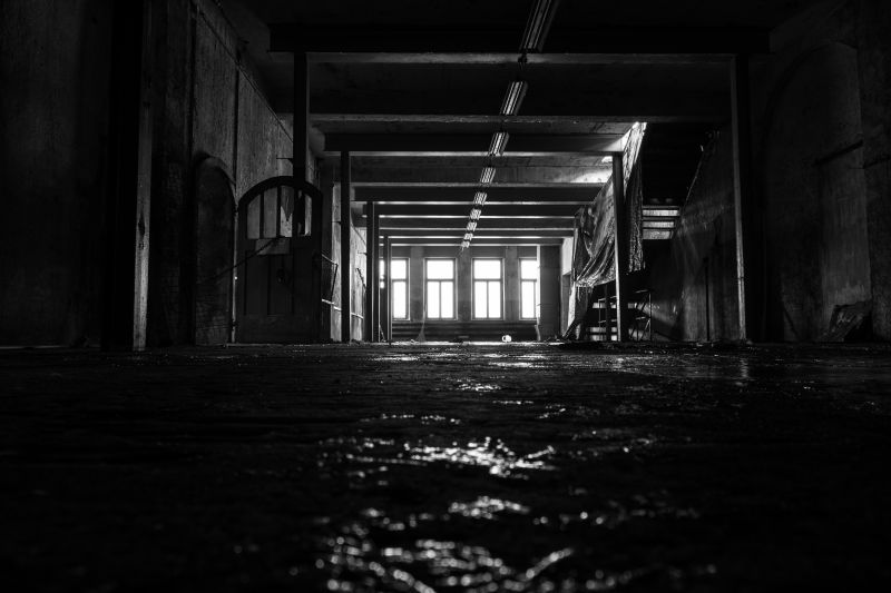 oscurità, leggero, nero, bianco e nero, infrastruttura, fotografia in bianco e nero