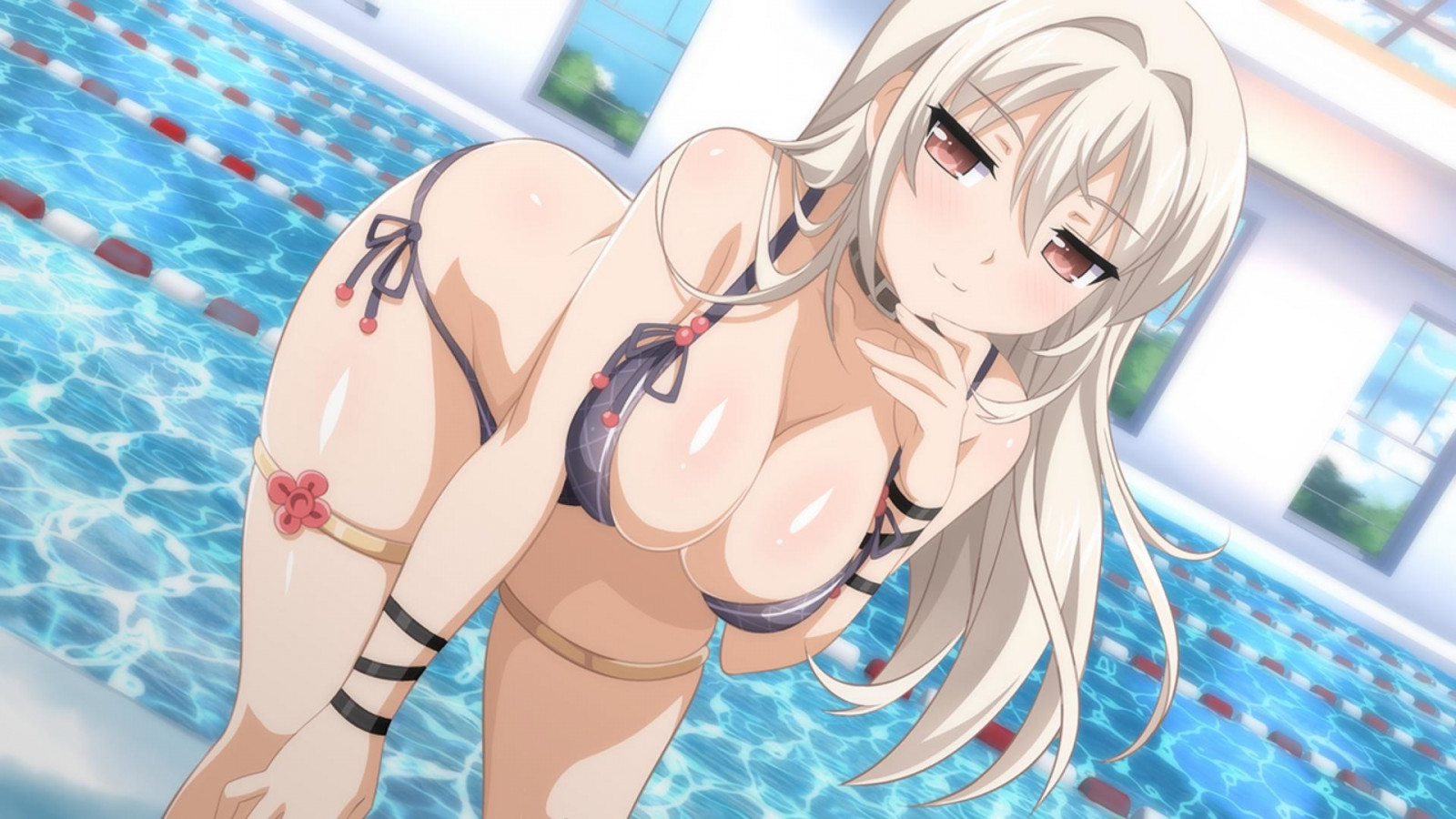 anime, anime dívky, pusa, Sakura Swim Club, Hiromi, ecchi, mangaka