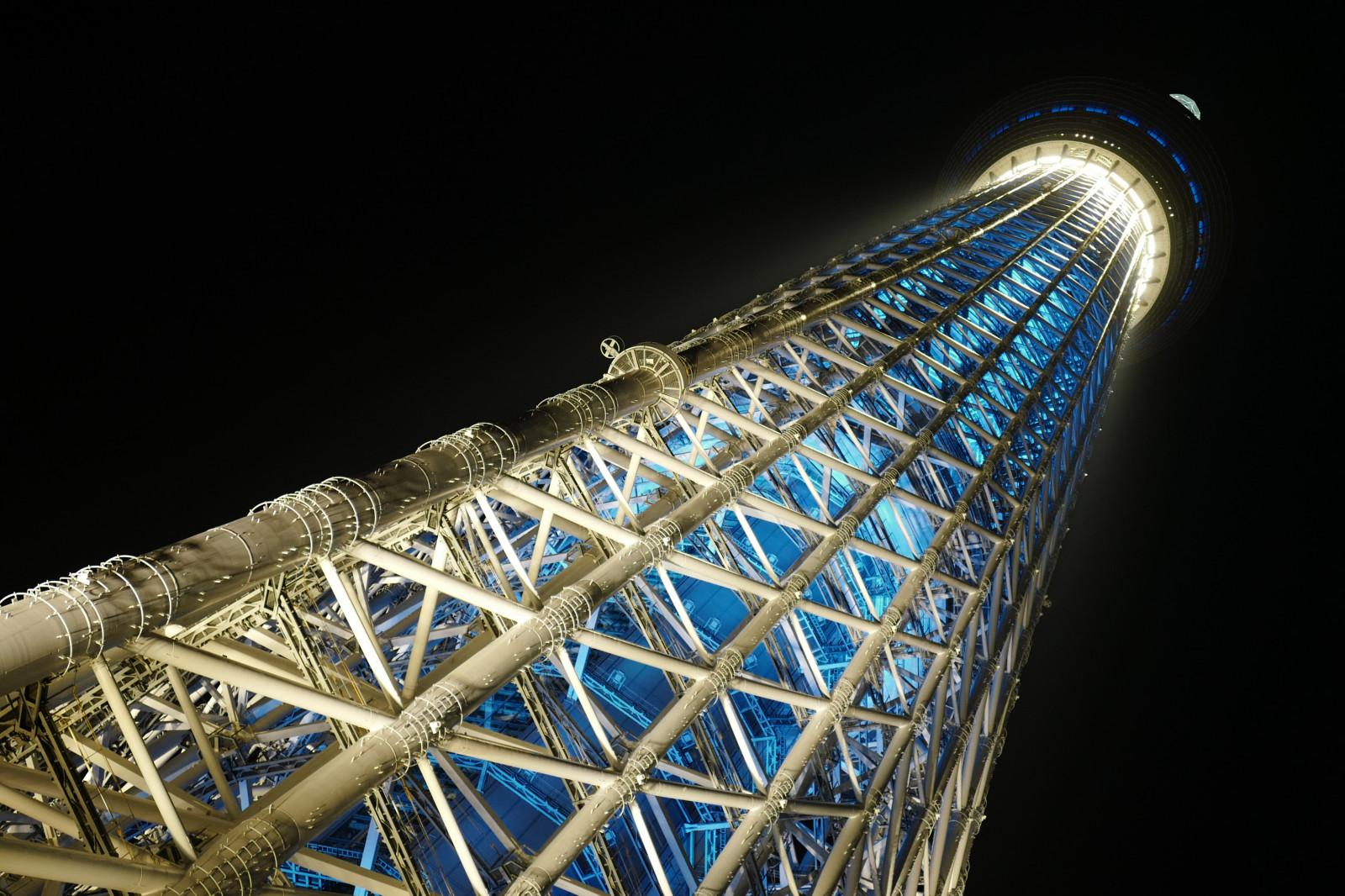 Giappone, notte, architettura, parco, simmetria, grattacielo, Torre, ruota panoramica, stadio, Leica, Tokyo, struttura, Jp, Skytree, illuminato, illuminazione, linea, iki, punto di riferimento, Tokyo Sky Tree, Summilux, leicaq, summilux1728, q, 1728, Oshiage, Parco divertimenti, giostra, struttura nonbuilding, montagne russe