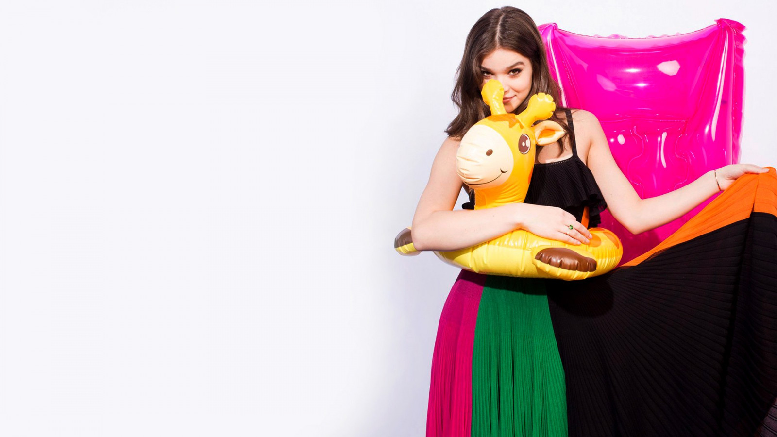 ženy, šaty, oblečení, Hailee Steinfeld, focení, břicho