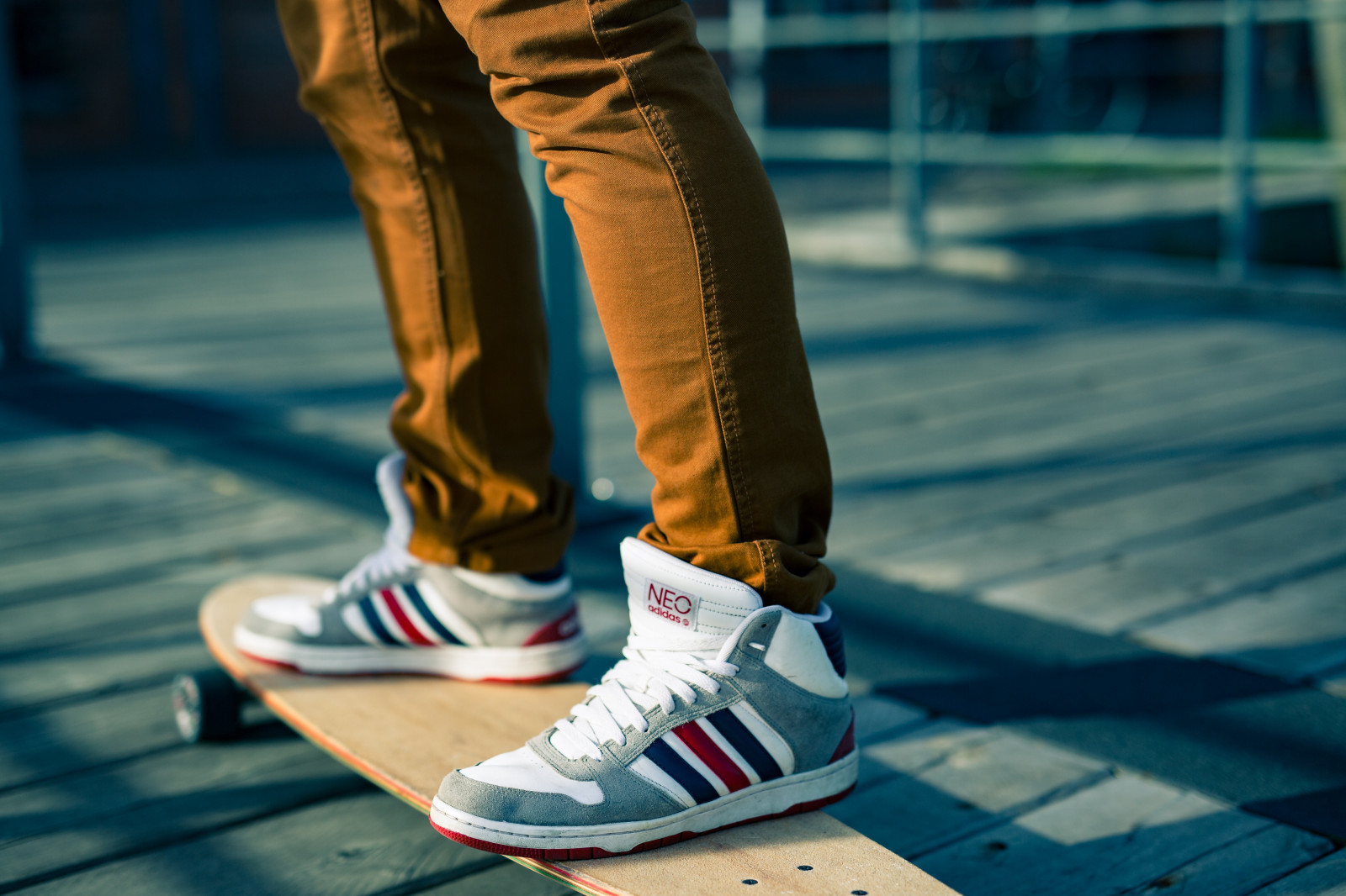 Fondos de pantalla Skateboarding, adidas neo, zapatillas 5760x3840