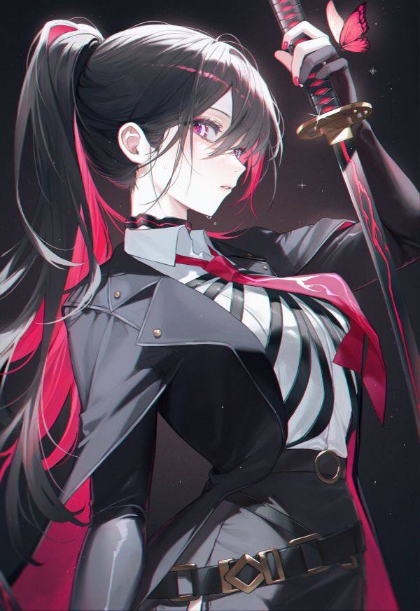 anime girls,anime,illustration,artwork,Cerberus Legendary Sword,Kinty