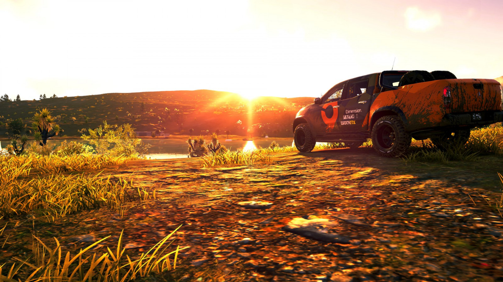 Wallpaper : The Crew 2, Truck, RIVER artist, landscape, off road ...
