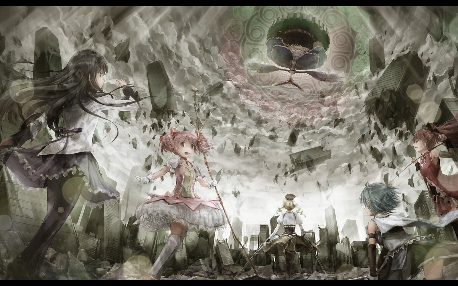 デスクトップ壁紙 アニメの女の子 魔法少女まどかマギカ 神話 スクリーンショット Pcゲーム 00x1250 Cryzeen デスクトップ壁紙 Wallhere