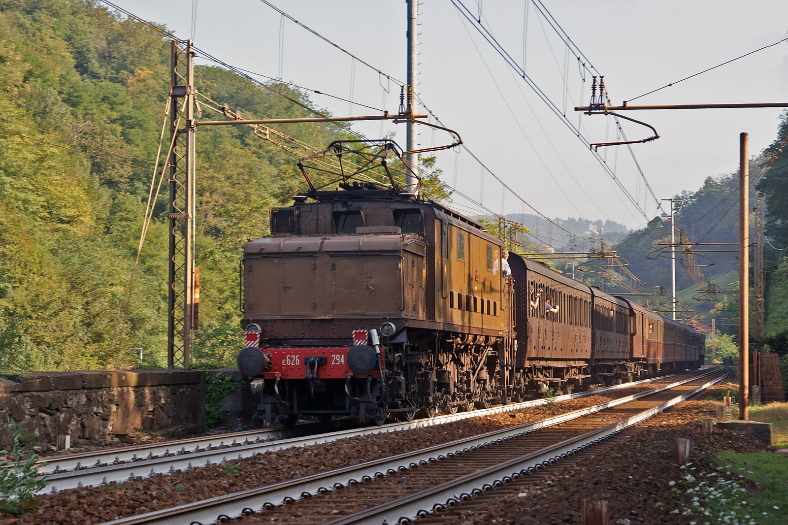 Wallpaper : Italy, sky, vehicle, railway, train station, cargo, tree ...