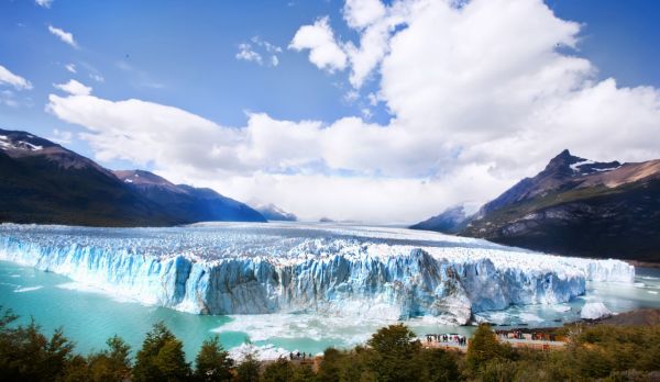 landscape, lake, water, sky, waterfall, nature