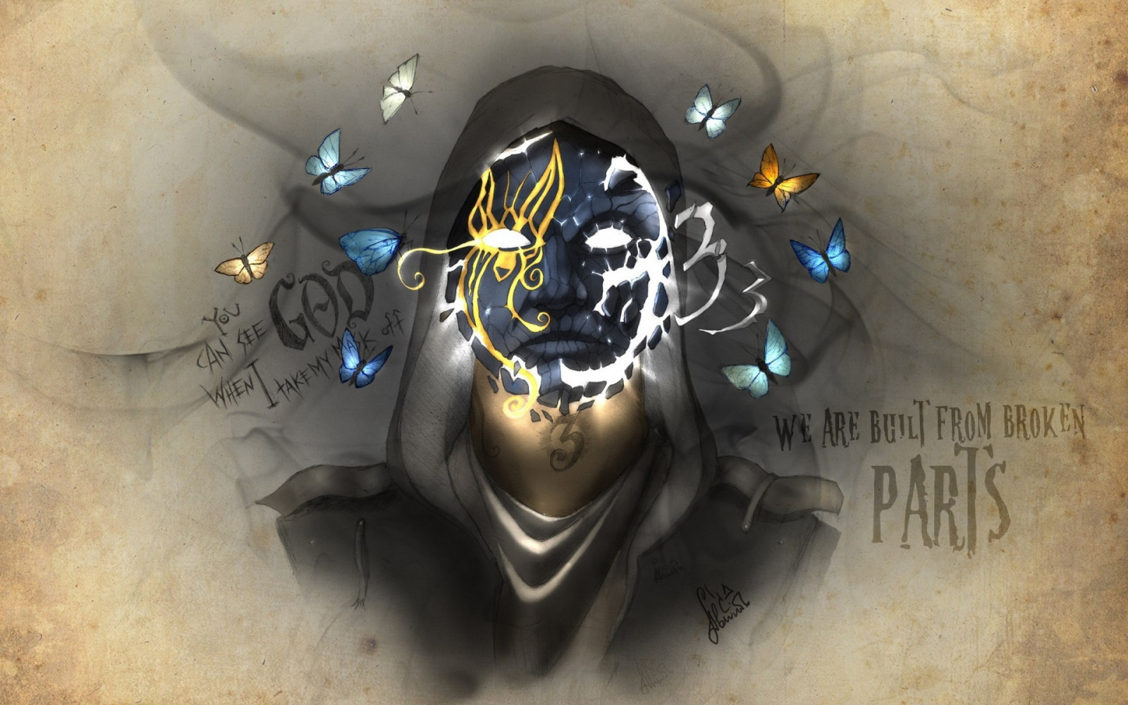 Tapety : Hollywood Undead, SZTUKA, ciemność, zrzut ekranu, Tapeta