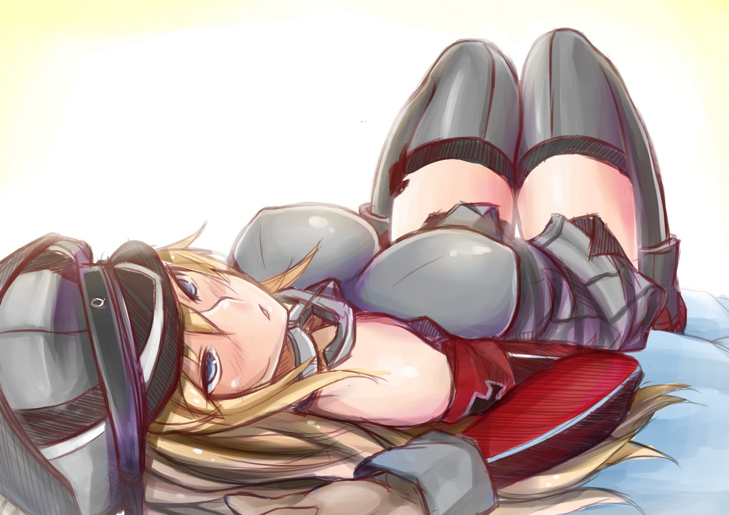 illustrazione, sfondo semplice, anime, anime girls, cartone animato, Kantai Collection, bocca, i fumetti, Bismarck KanColle, mangaka