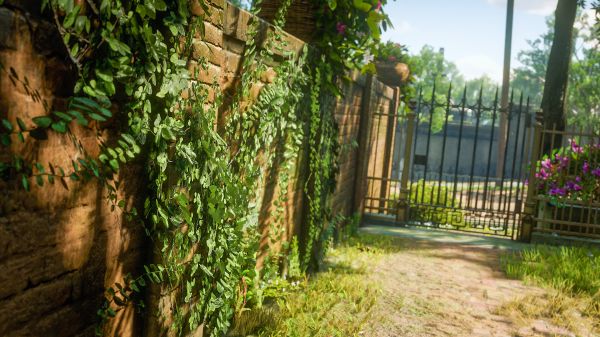 Red Dead Redemption 2,Video Game Art,video games,depth of field,bricks,wall