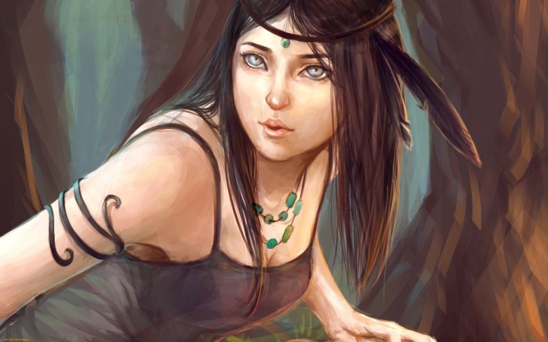 výkres, ženy, model, portrét, fantasy umění, černé vlasy výkres, ženy, model, portrét, fantasy umění, černé vlasy