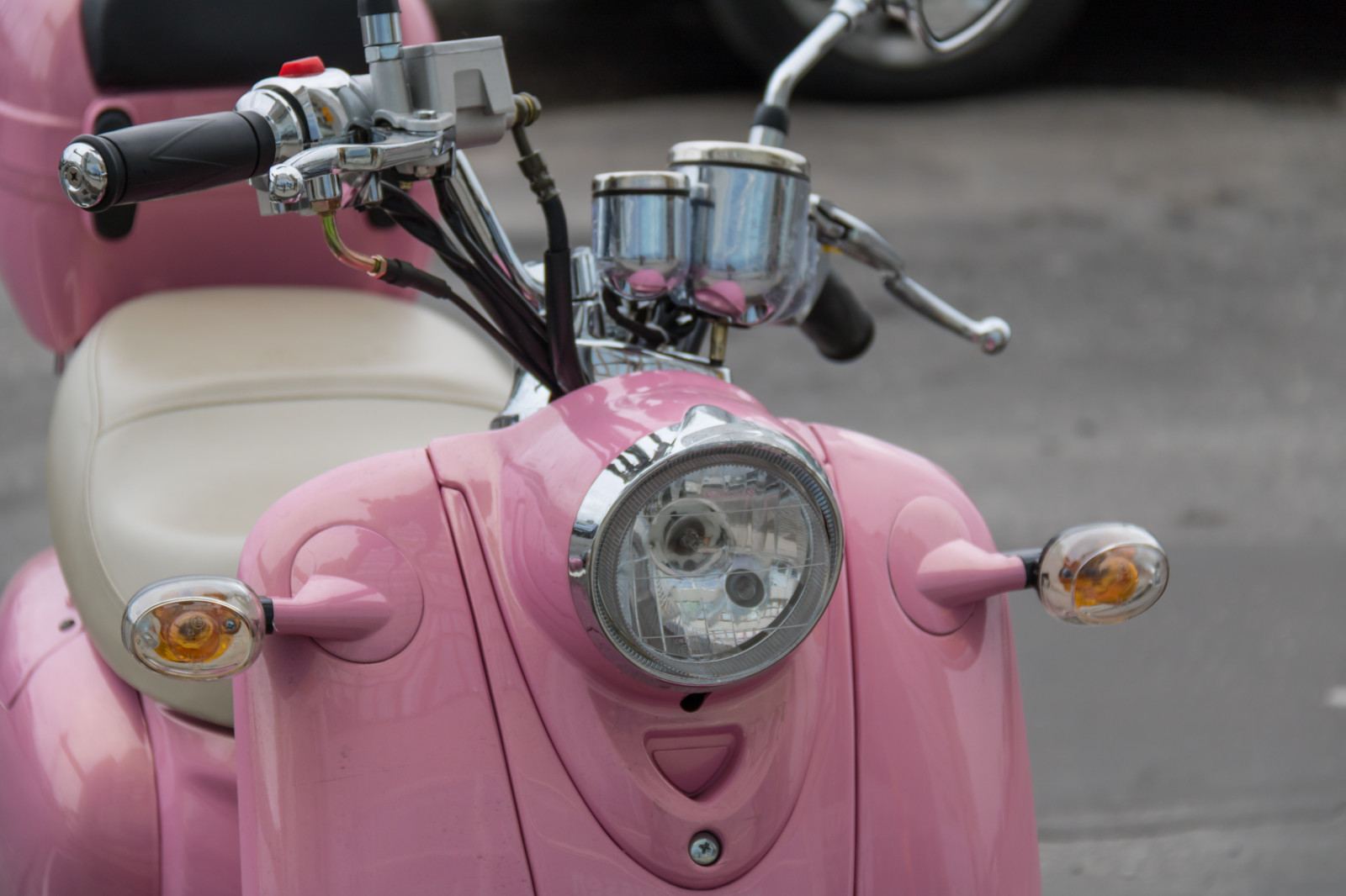 Wallpaper car, motorcycle, vehicle, Stockholm, pink, Vespa, wheel