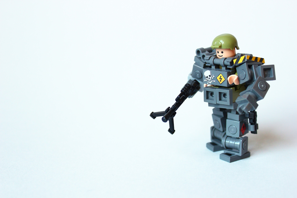 lego mini mech suit