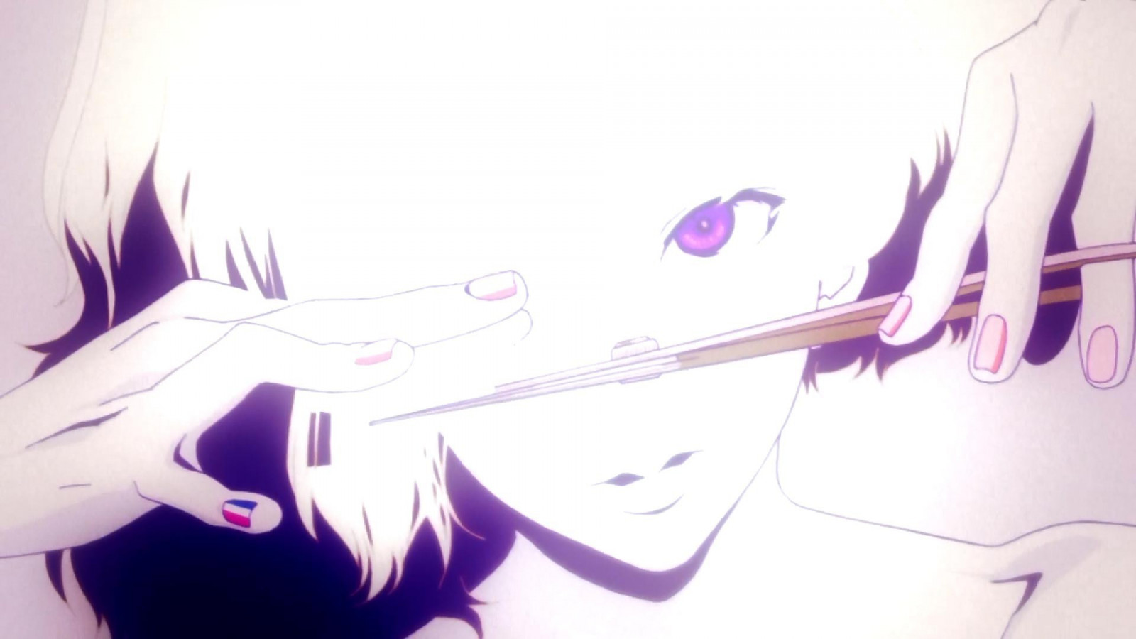 Illustration, Anime, lila, Karikatur, Zankyou kein Terror, 1920x1080 px, Mangaka