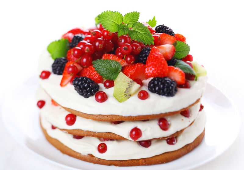 tarte,groseille,fraise,la mûre,kiwi,Crème