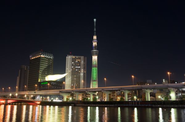 Japan,cityscape,architecture,city,night,reflection