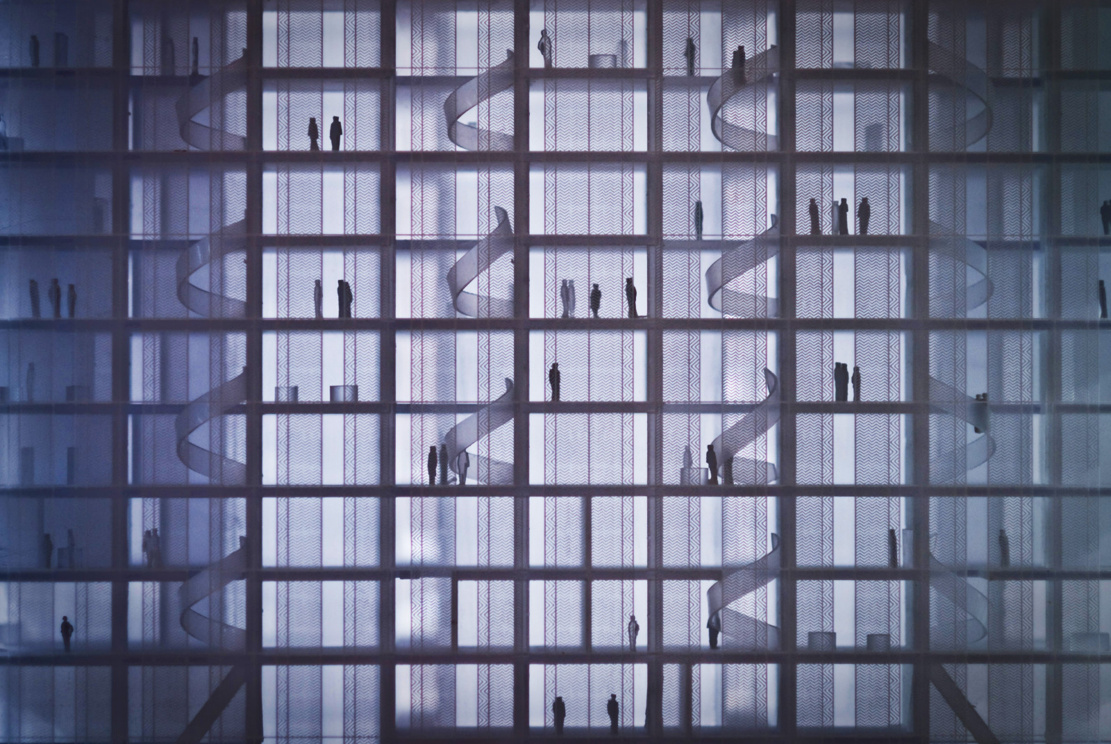 modrý, Paříž, papír, model, Nikon, charakter, Tokina, bleu, D200, papier, F4, 1224, Centergeorgespompidou, maketa, personnage, jbaudebert