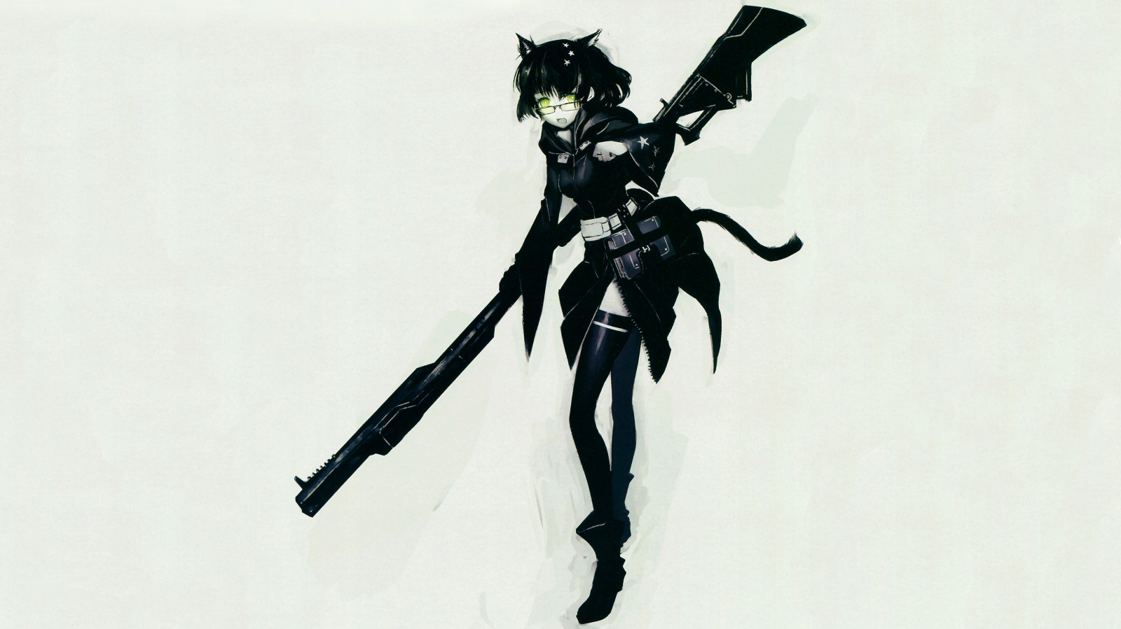 Wallpaper 5956x3349 px, background, black, Devil, girl, rock, shooter