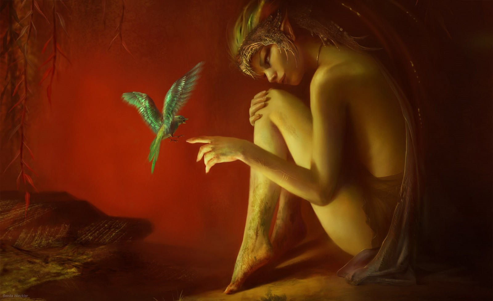 pintura, Fantasia arte, obra de arte, mitologia, Trevas, Captura de tela, Papel de parede do computador, personagem fictício