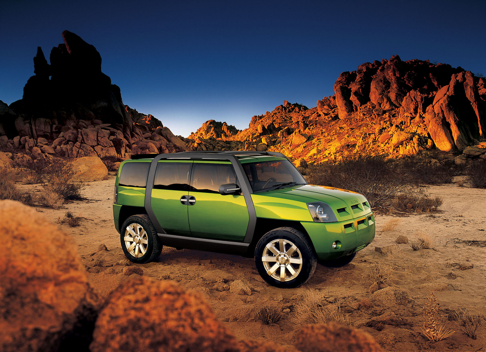 รถ, ยานพาหนะ, netcarshow, netcar, ภาพรถยนต์, ภาพรถ, 2008, Isuzu, GBX แนวคิด, ยานพาหนะบก, การออกแบบยานยนต์, รถยนต์ทำ, กีฬายูทิลิตี้รถ, ปิด roading, รถออฟโรด, toyota fj cruiser