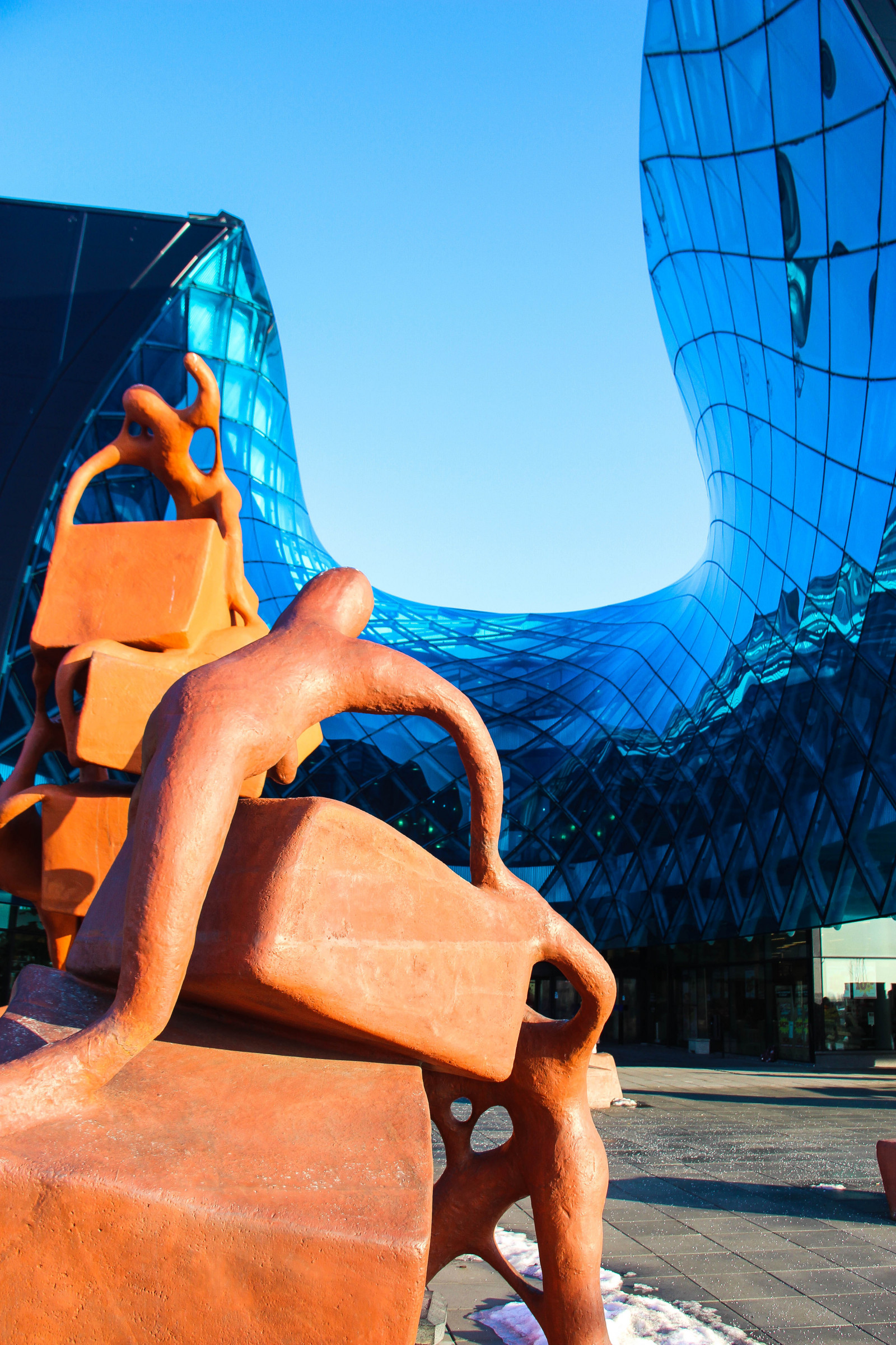 park, sedící, modrý, sochařství, socha, dovolená, památník, Emporia, UMĚNÍ, barva, nákupní centrum, Malmo, konst, staty, nákupní centrum, entrande, lidských pozice, zábavní park