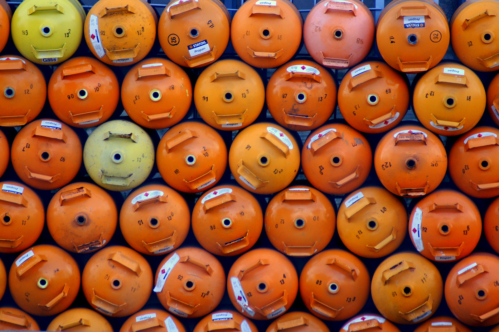 orange, fremstille, frugt, mad