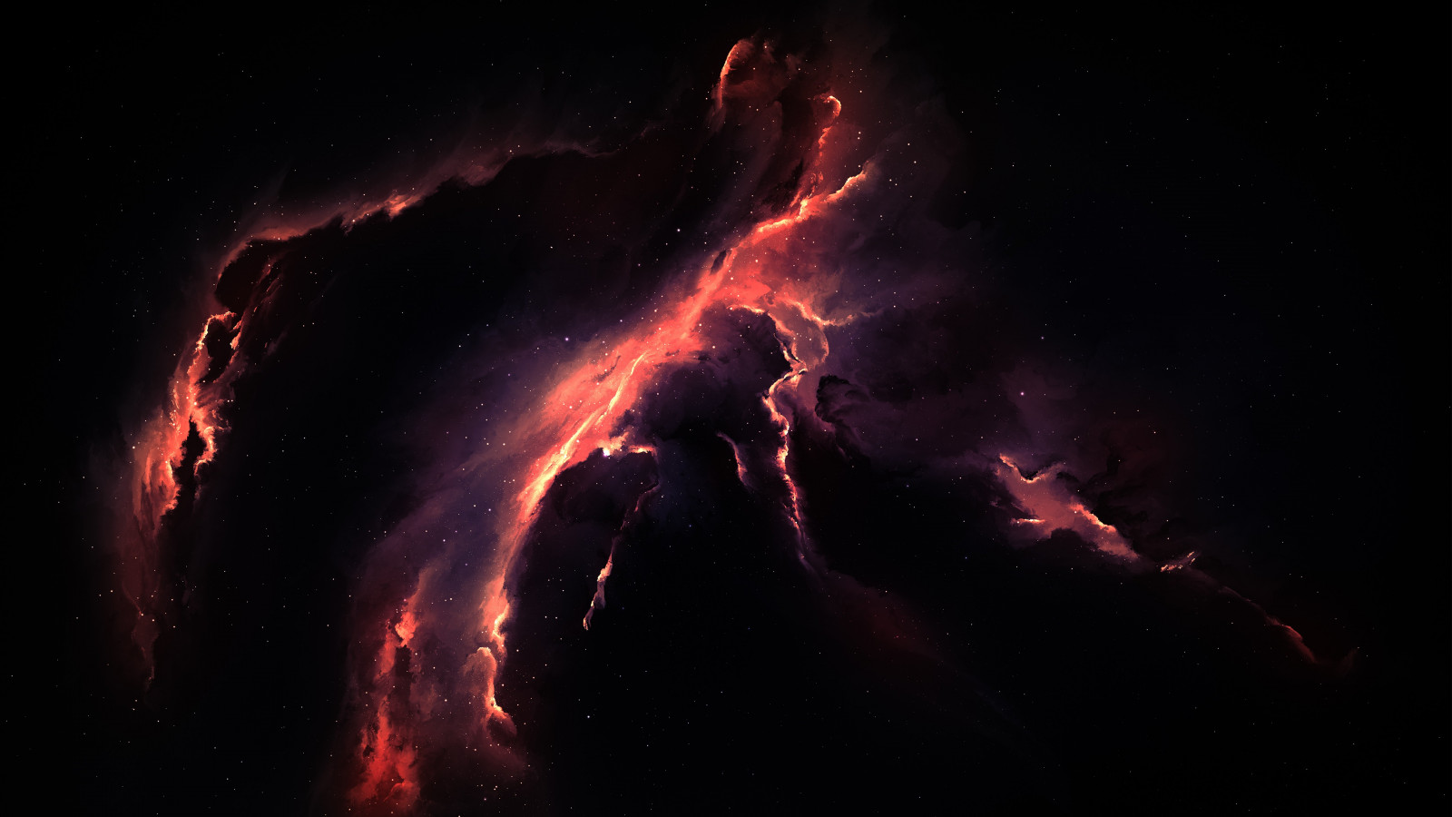 noc, abstraktní, prostor, nebe, space art, mlhovina, atmosféra, vesmír, Starkiteckt, plamen, tma, 5120x2880 px, počítač tapeta, zvláštní efekty, vesmír, geologický fenomén, druhy sopečných výbuchů, jev