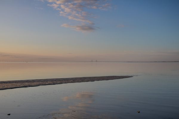 sunlight, sunset, sea, bay, lake, water