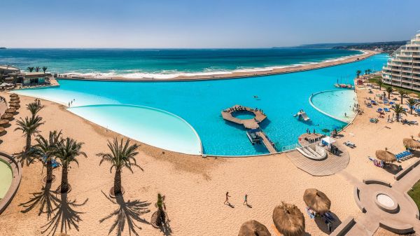 landscape, sea, bay, shore, architecture, nature