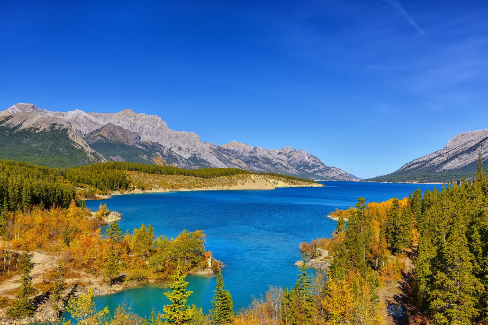 Landschaft, See, Betrachtung, Fjord, Wildnis, Alpen, Krater See, Plateau, Baum, Herbst, Berg, Wiese, Reservoir, Tarn, See, Bergige landforms, Gewässer, Gebirge, fiel