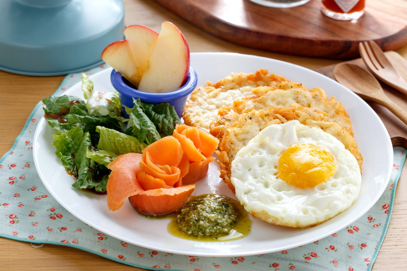 frokost, egg, grønnsaker, servering