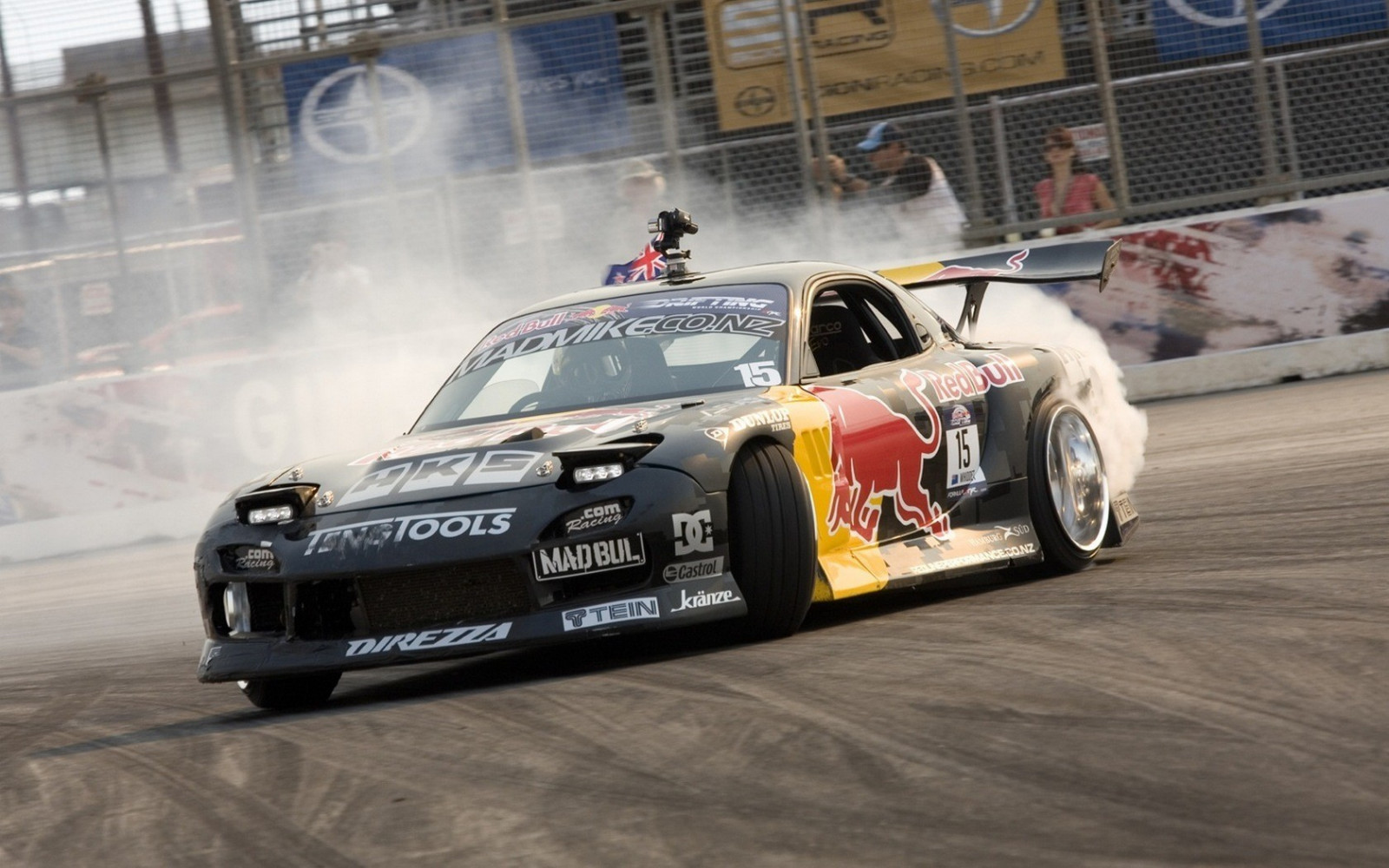 Wallpaper : Drifting, Red Bull, sports car, drift, Mazda RX 8 ...