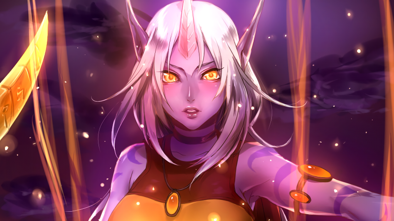 ilustrace, anime, League of Legends, Soraka, Snímek obrazovky, počítač tapeta ilustrace, anime, League of Legends, Soraka, Snímek obrazovky, počítač tapeta