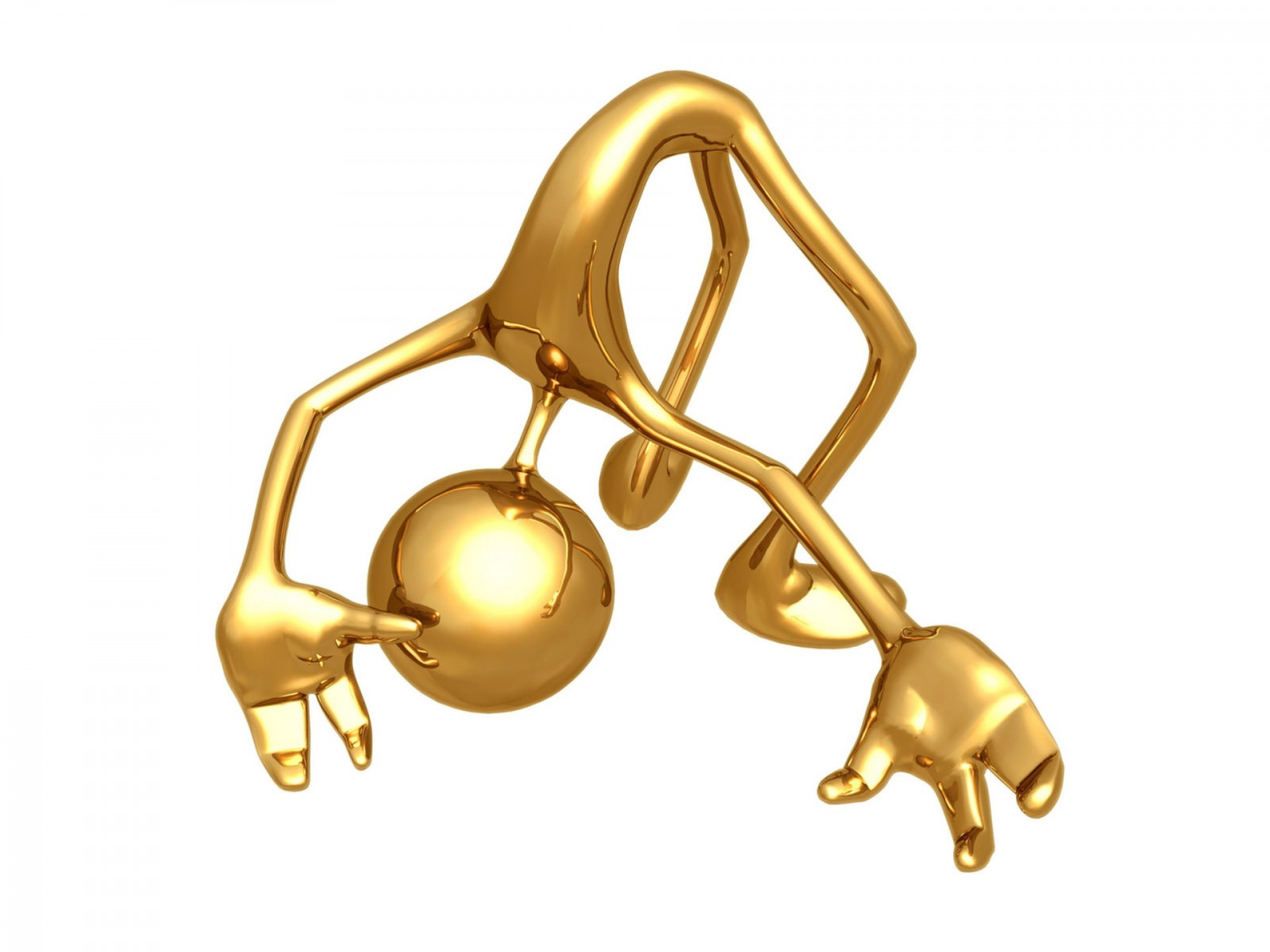 bílý, 3D, jednoduchý, kov, Hračka, zlato, mosaz, materiál, dechový nástroj