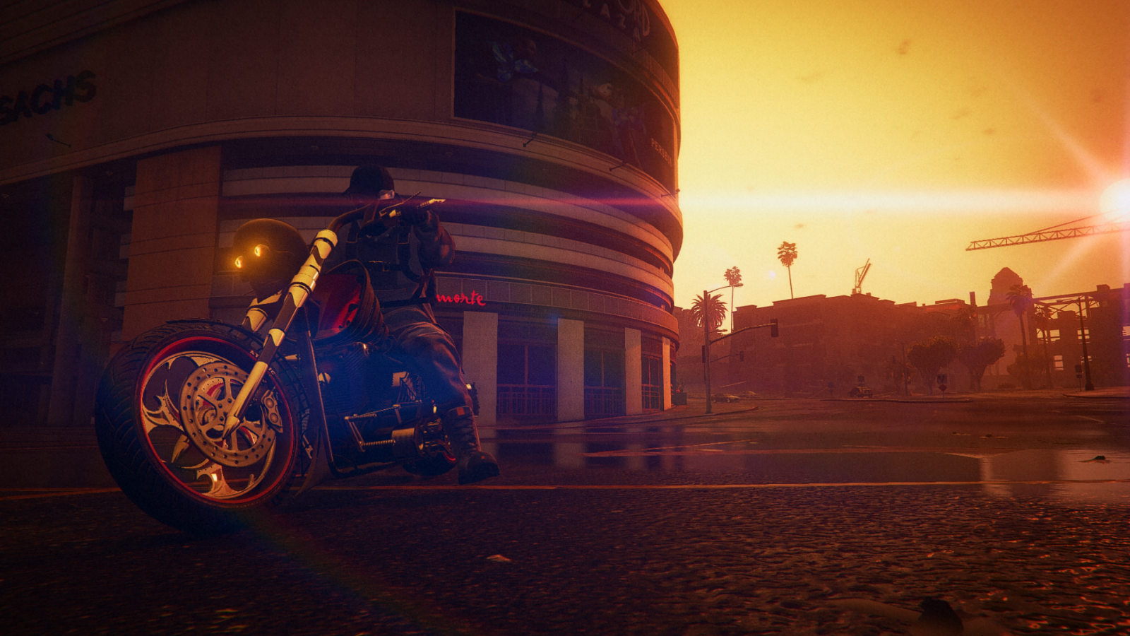 GTA anniversary, BMW, motocykl