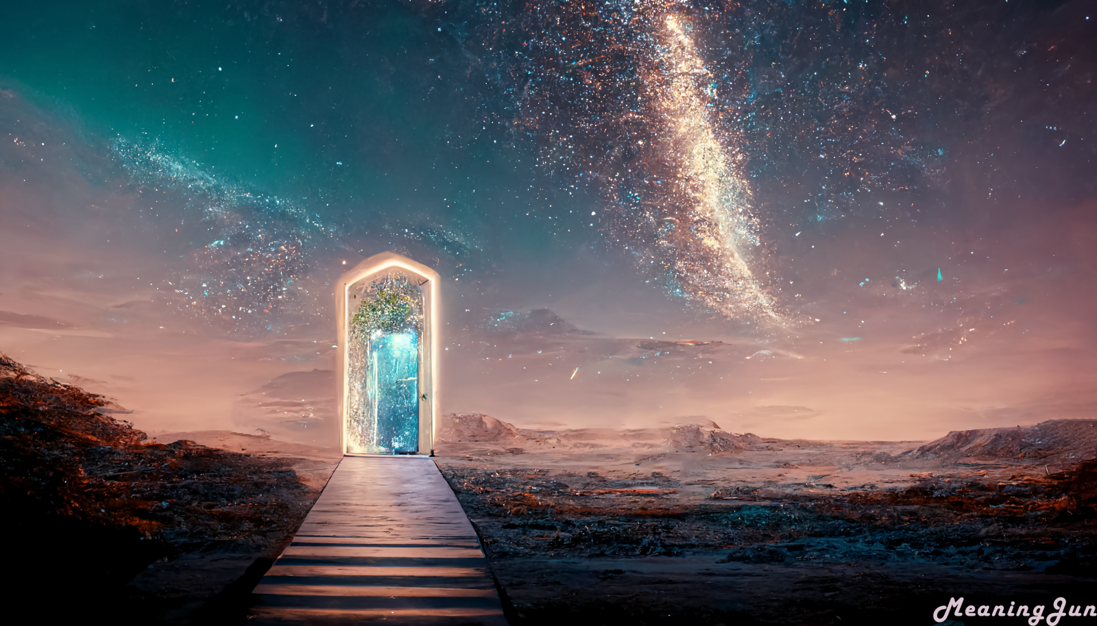 AI, ai art, Midjourney AI, เหนือจริง, MeaningJun, ปราสาท