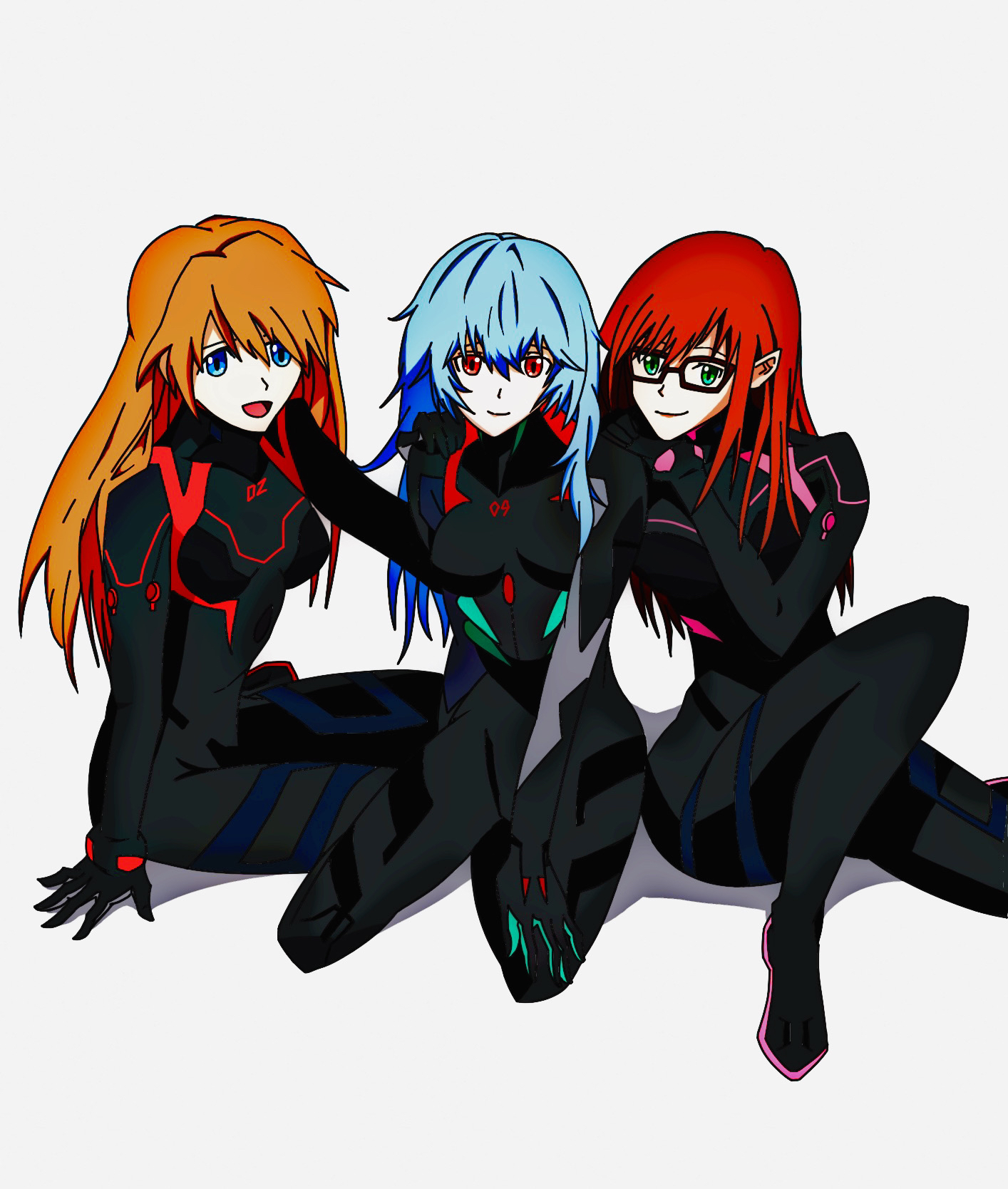 Wallpaper : anime girls, Super Robot Taisen, Rebuild of Evangelion