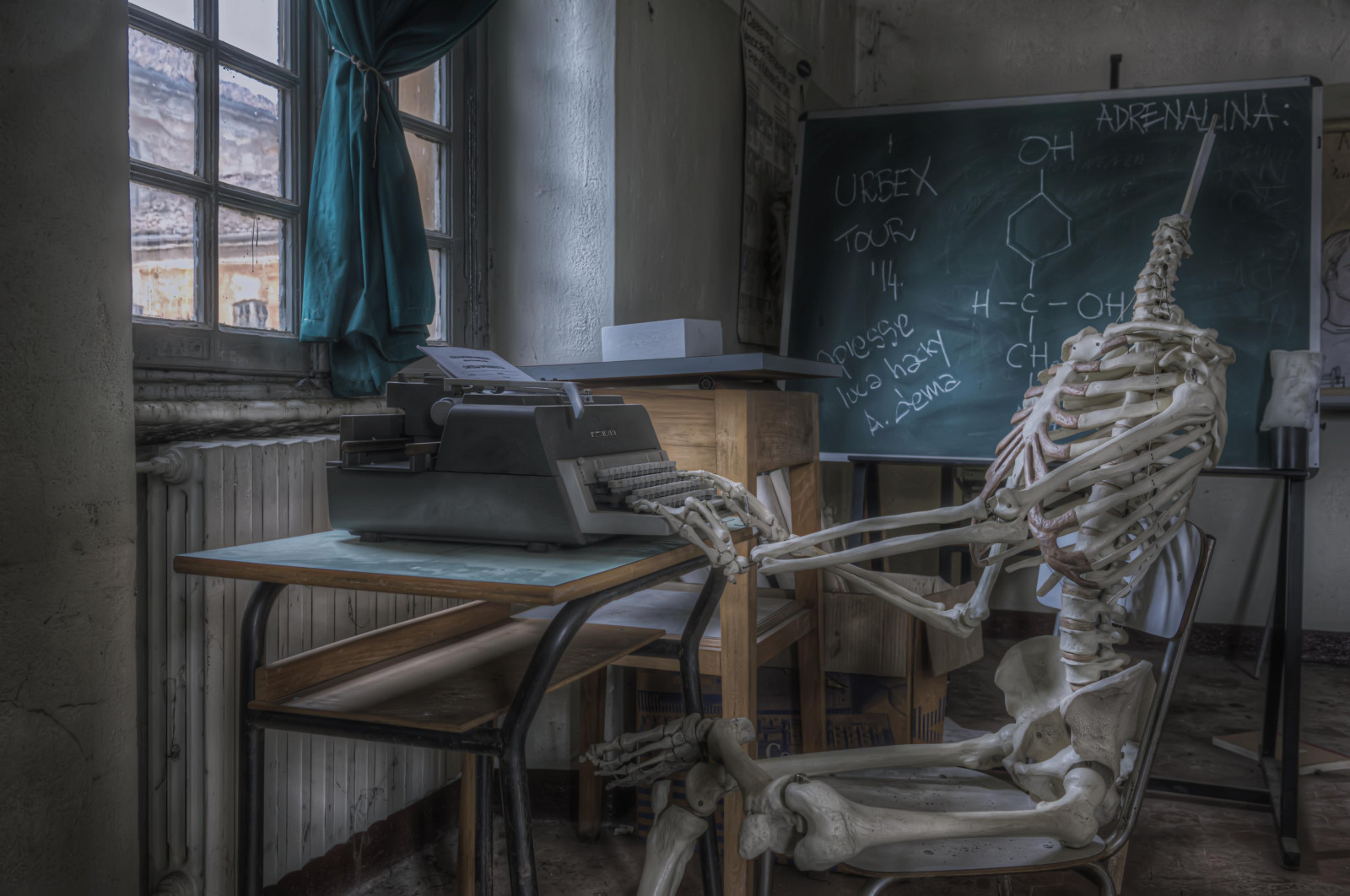 by-, forladt, tur, henfald, opdagelsesrejsende, asyl, Manicomio, Urbex, Adrenalina