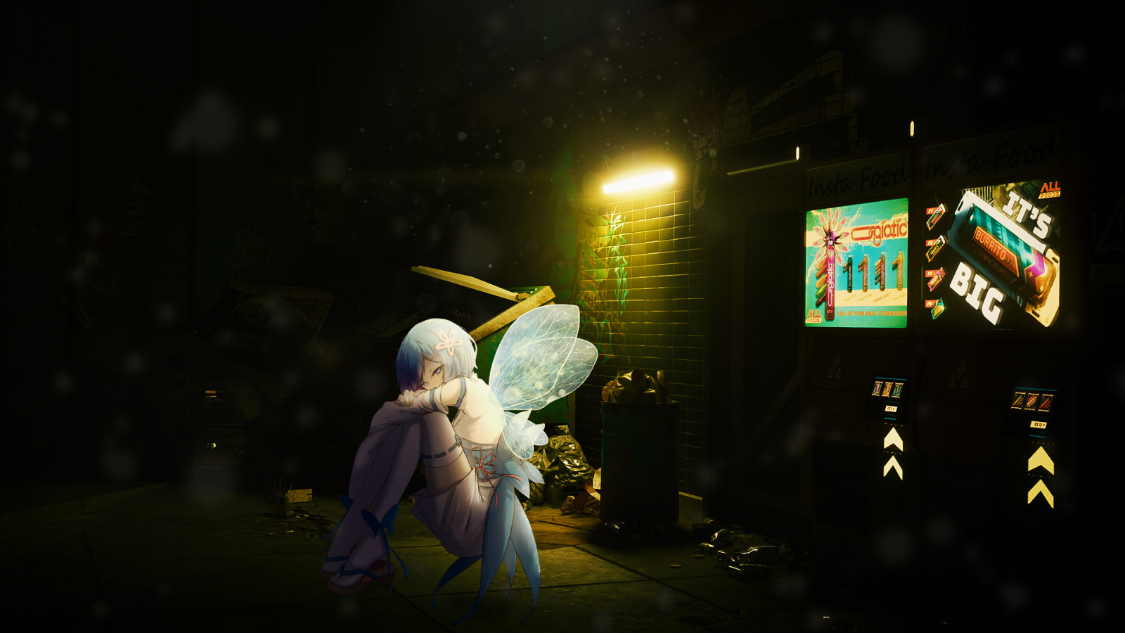 Wallpaper anime, ADA, fantasiam, perkotaan 1920x1080 fewalls