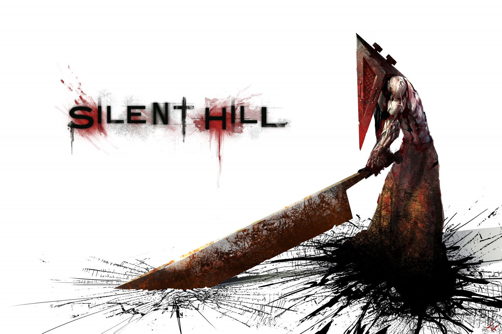 ภาพวาด, ภาพประกอบ, การ์ตูน, Silent Hill, ร่าง